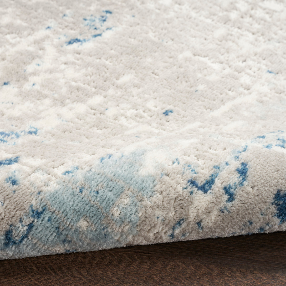Quarry QUA01 Ivory Grey Blue Rug