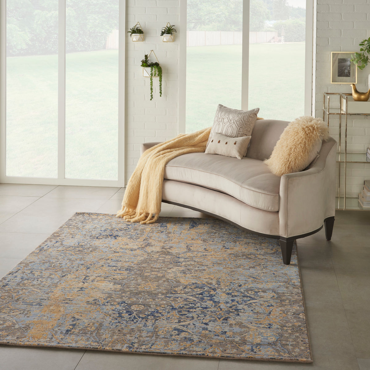 Majestic MST01 Beige Blue Rug