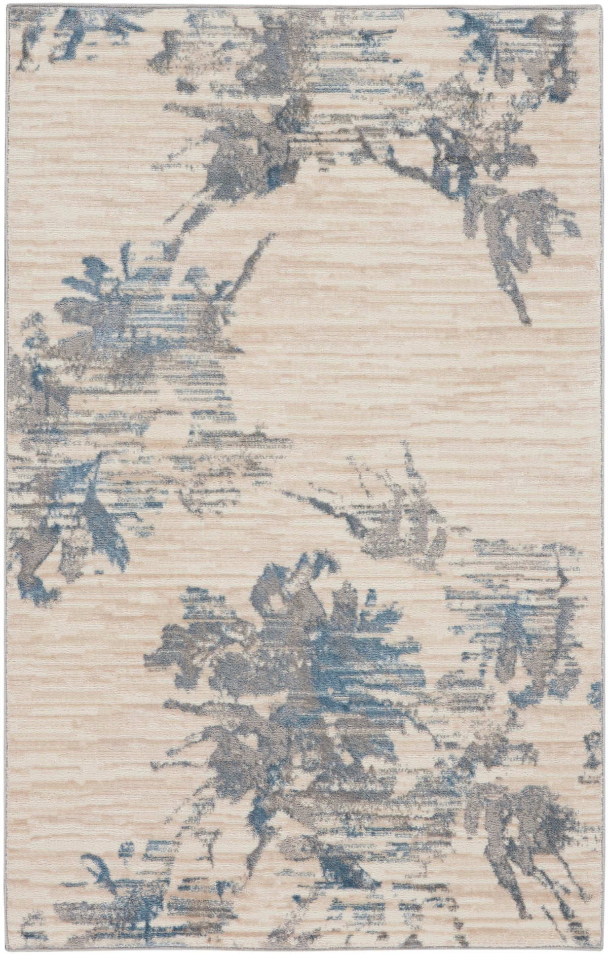 CK005 Enchanting ECH01 Ivory Grey Blue Rug