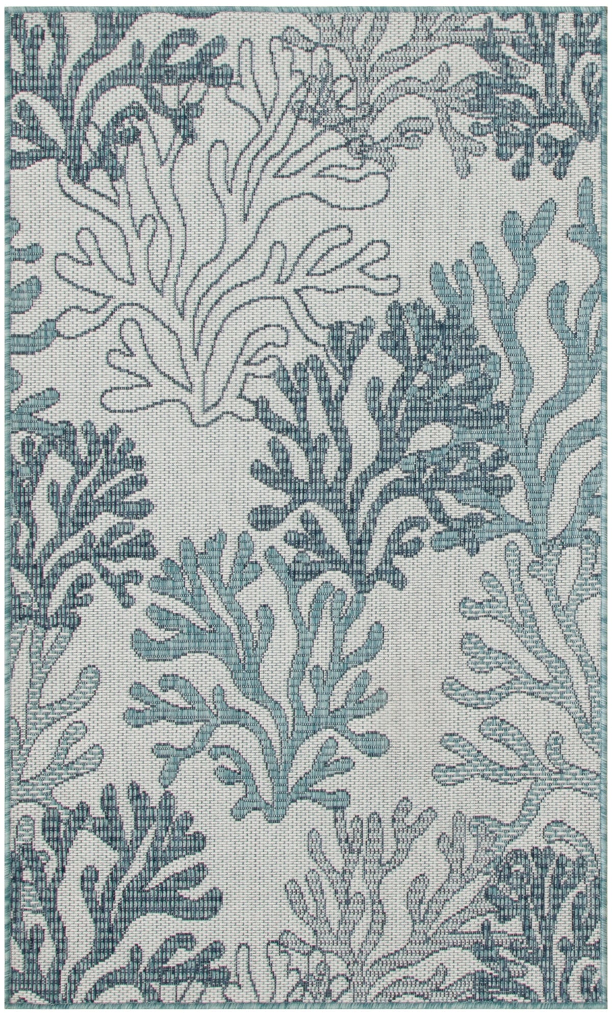 Garden Oasis GOA05 Blue Rug