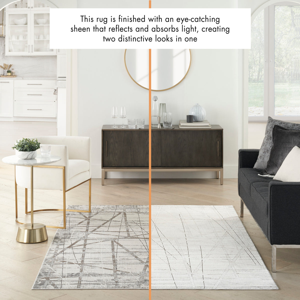 Desire DSR03 Grey Silver Rug