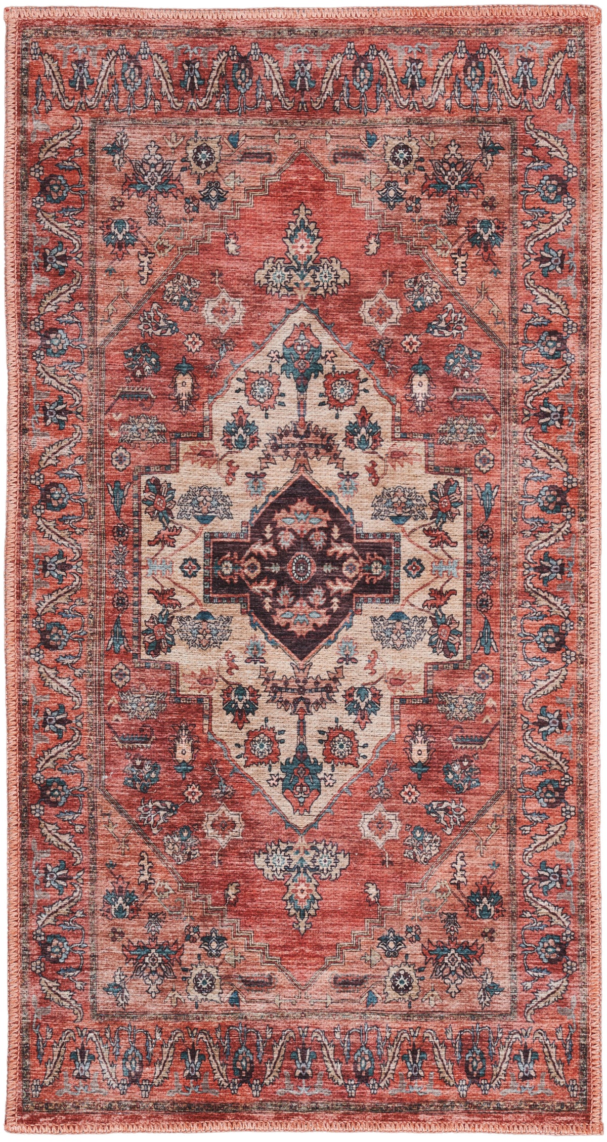 Grand Washables GRW03 Rust Multicolor Rug