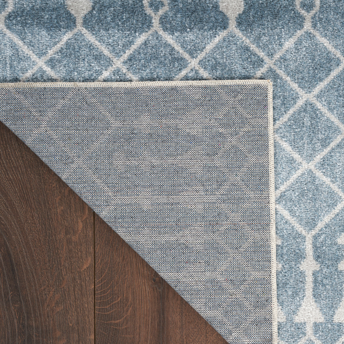 Astra Machine Washable ASW10 Blue Rug