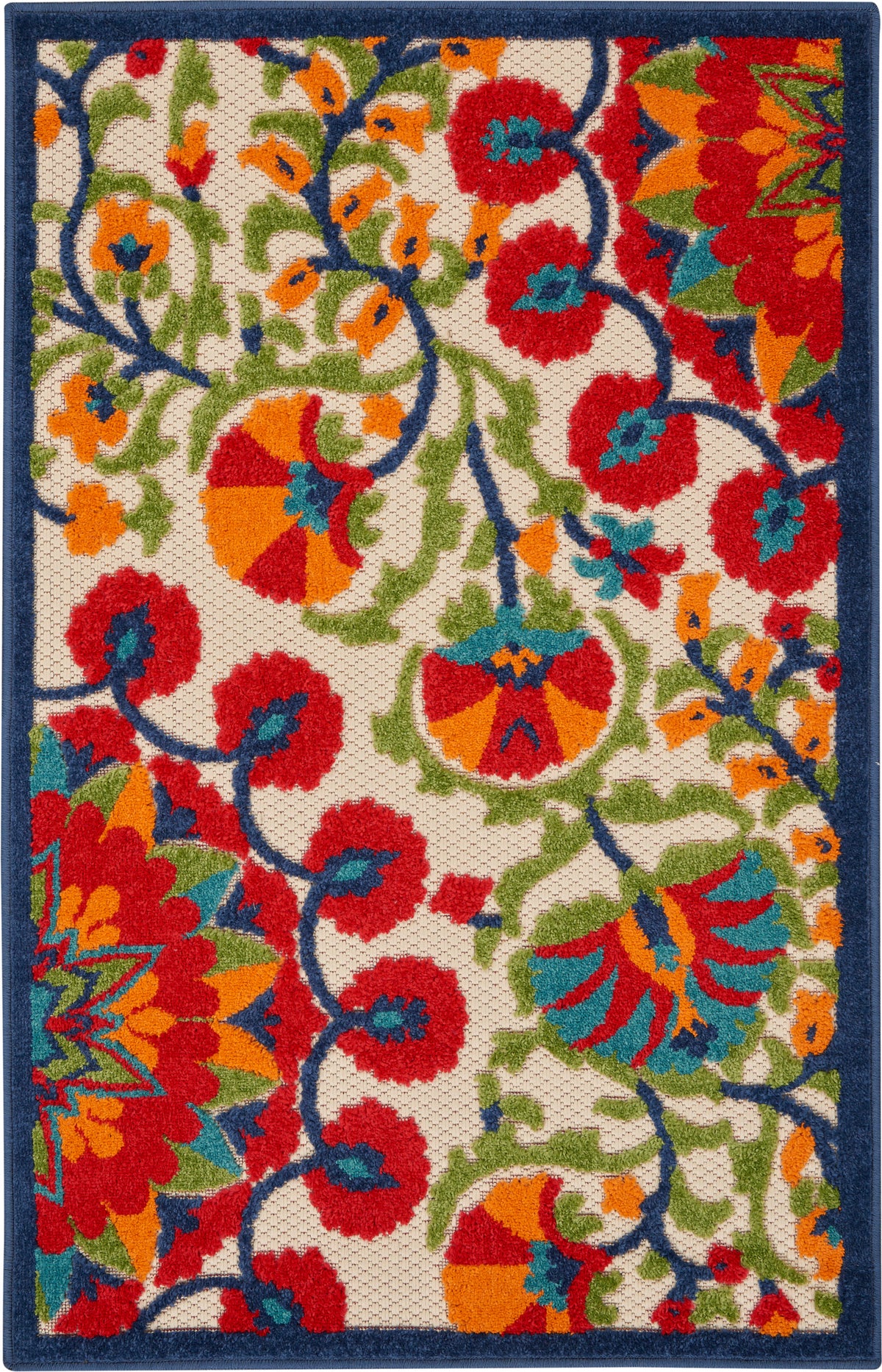 Aloha ALH20 Red Multicolor Rug
