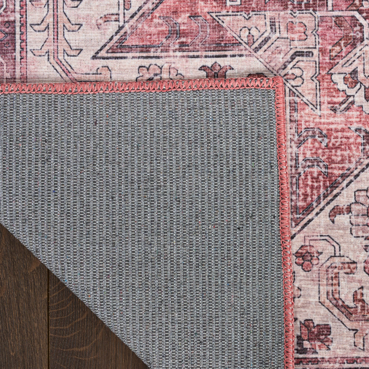 Nourison Washables NWB15 Red Rug