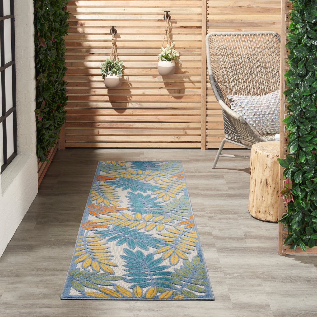 Aloha ALH18 Ivory Multicolor Rug