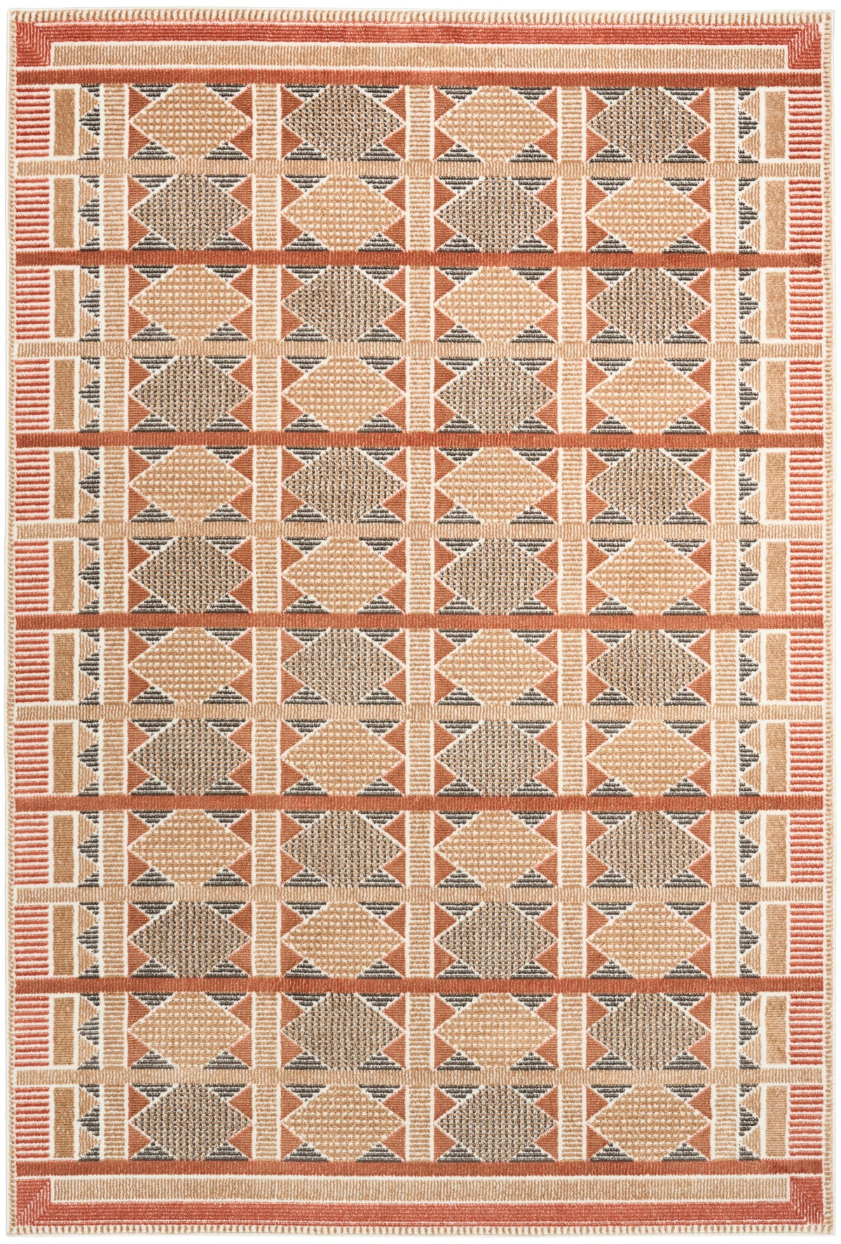 Nordic NRC06 Rust Multicolor Rug