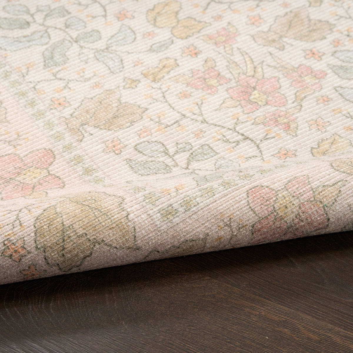 Botanical Washables BOT03 Beige Multicolor Rug