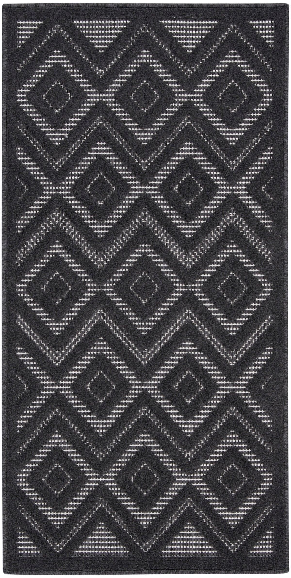 Versatile NRV01 Charcoal Black Rug