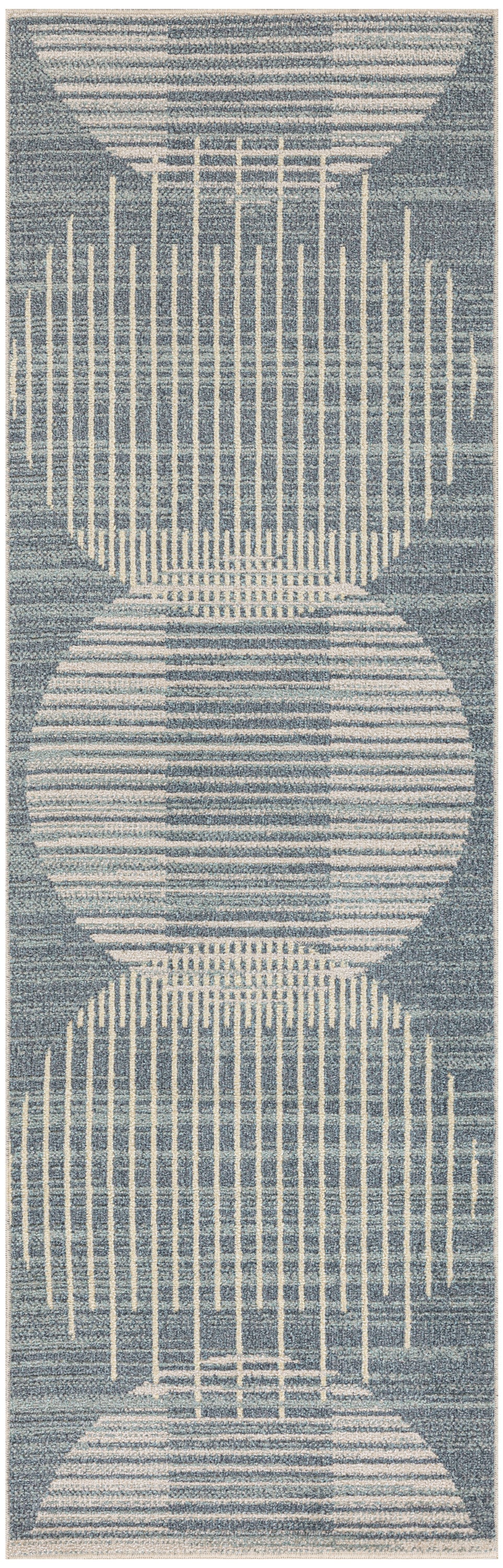 Astra Machine Washable ASW03 Blue Rug