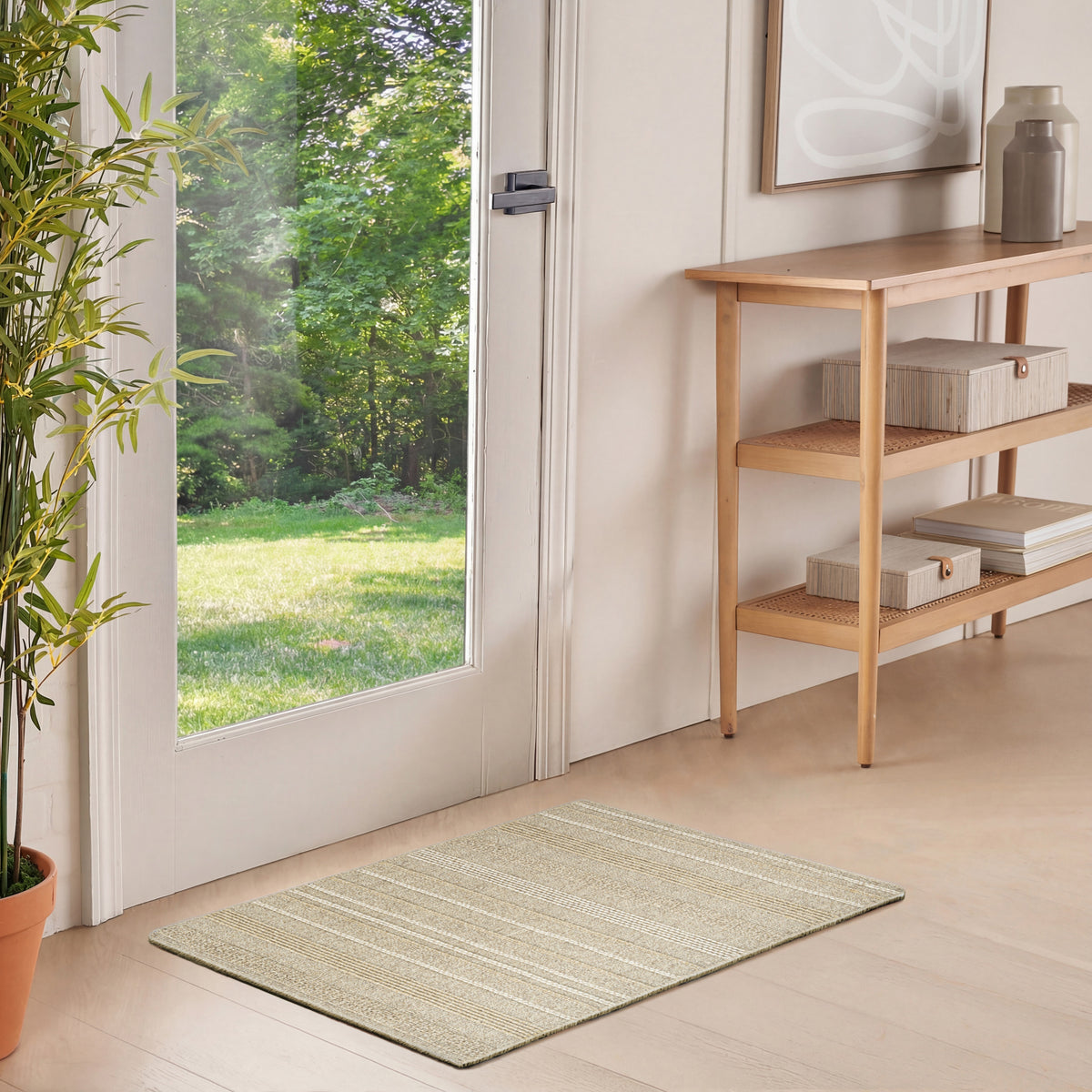 Embrace EMB01 Ivory Silver Rug