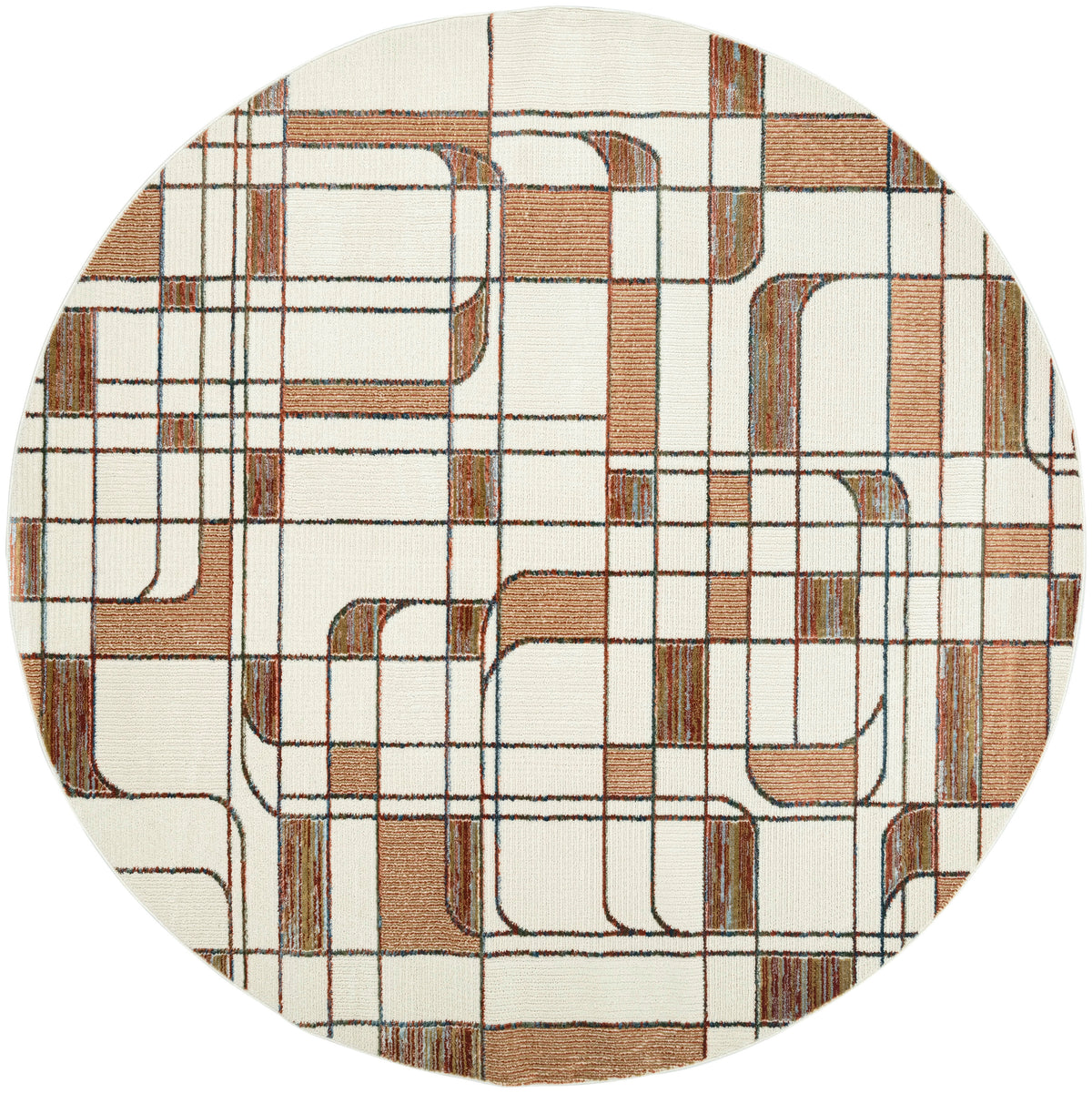 Nordic NRC17 Ivory Rust Rug