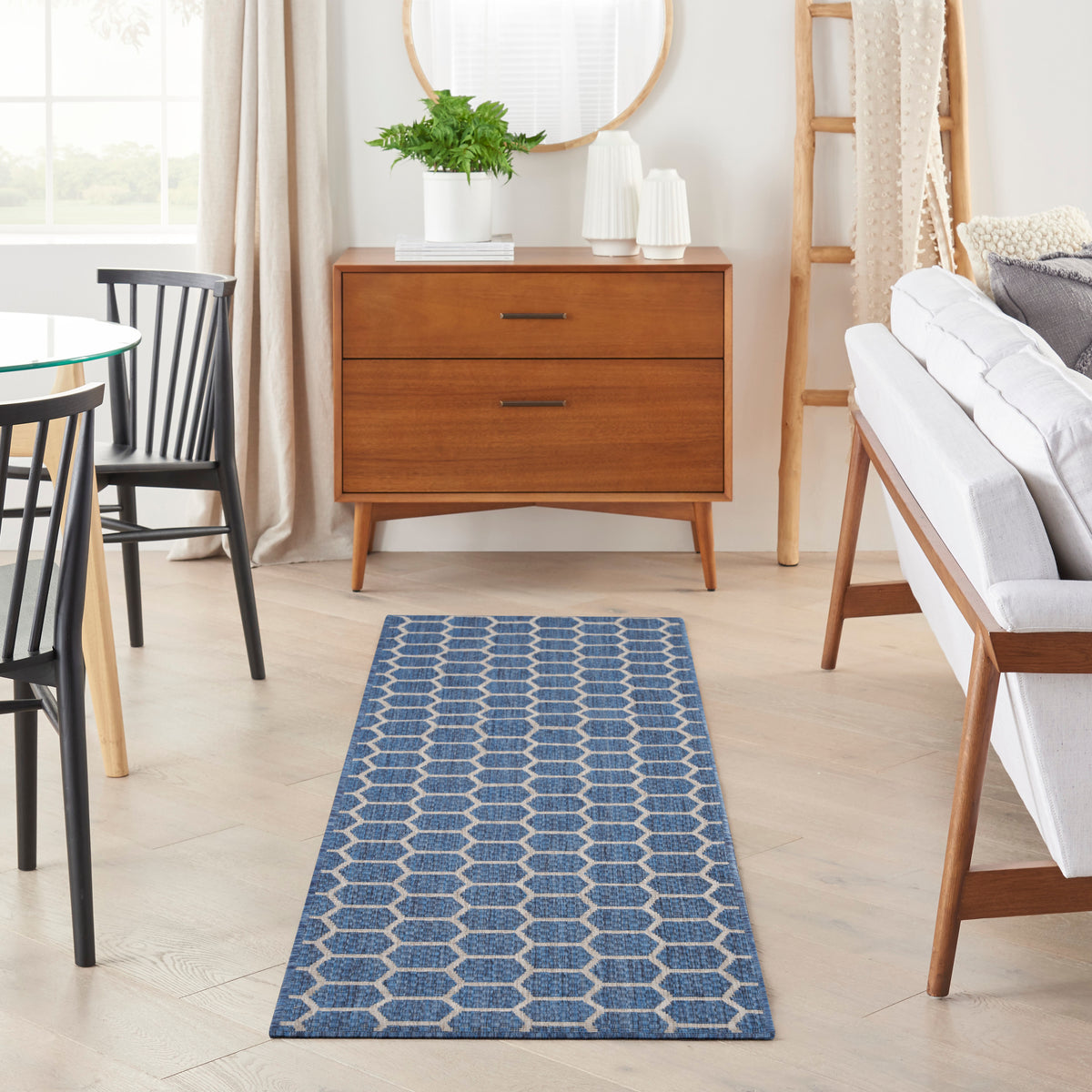 Twist Reversible TWS01 Blue Rug