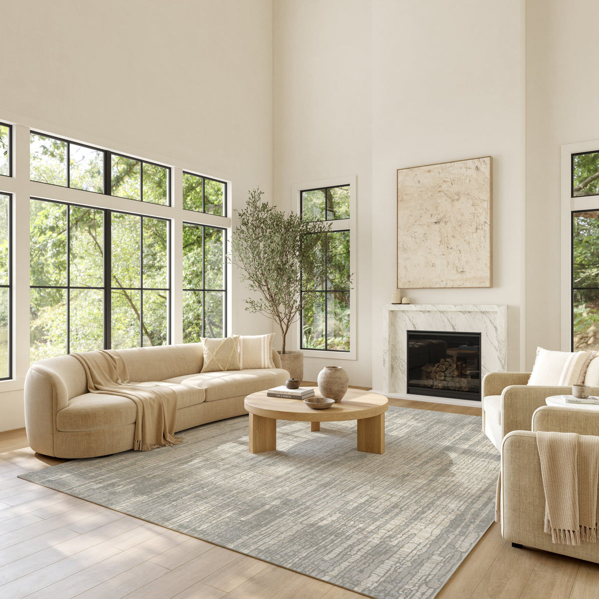 Soft Structure SOF03 Grey Rug