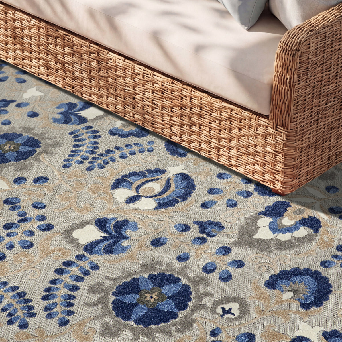 Aloha ALH17 Natural Blue Rug