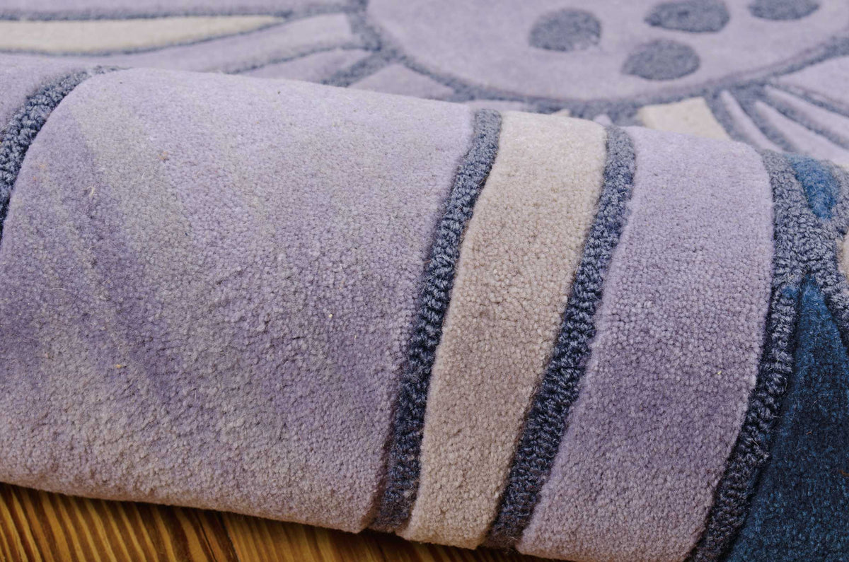 Contour CON19 Blue Rug