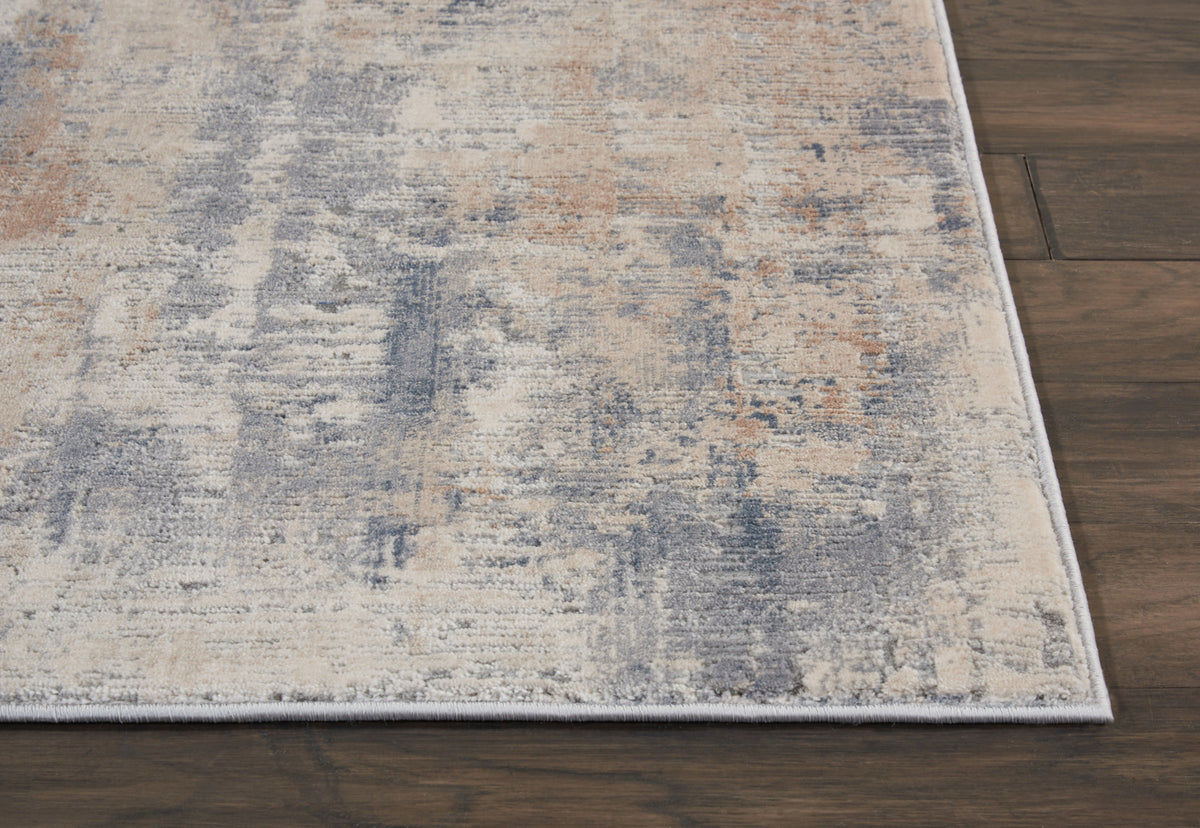 Rustic Textures RUS05 Beige Grey Rug