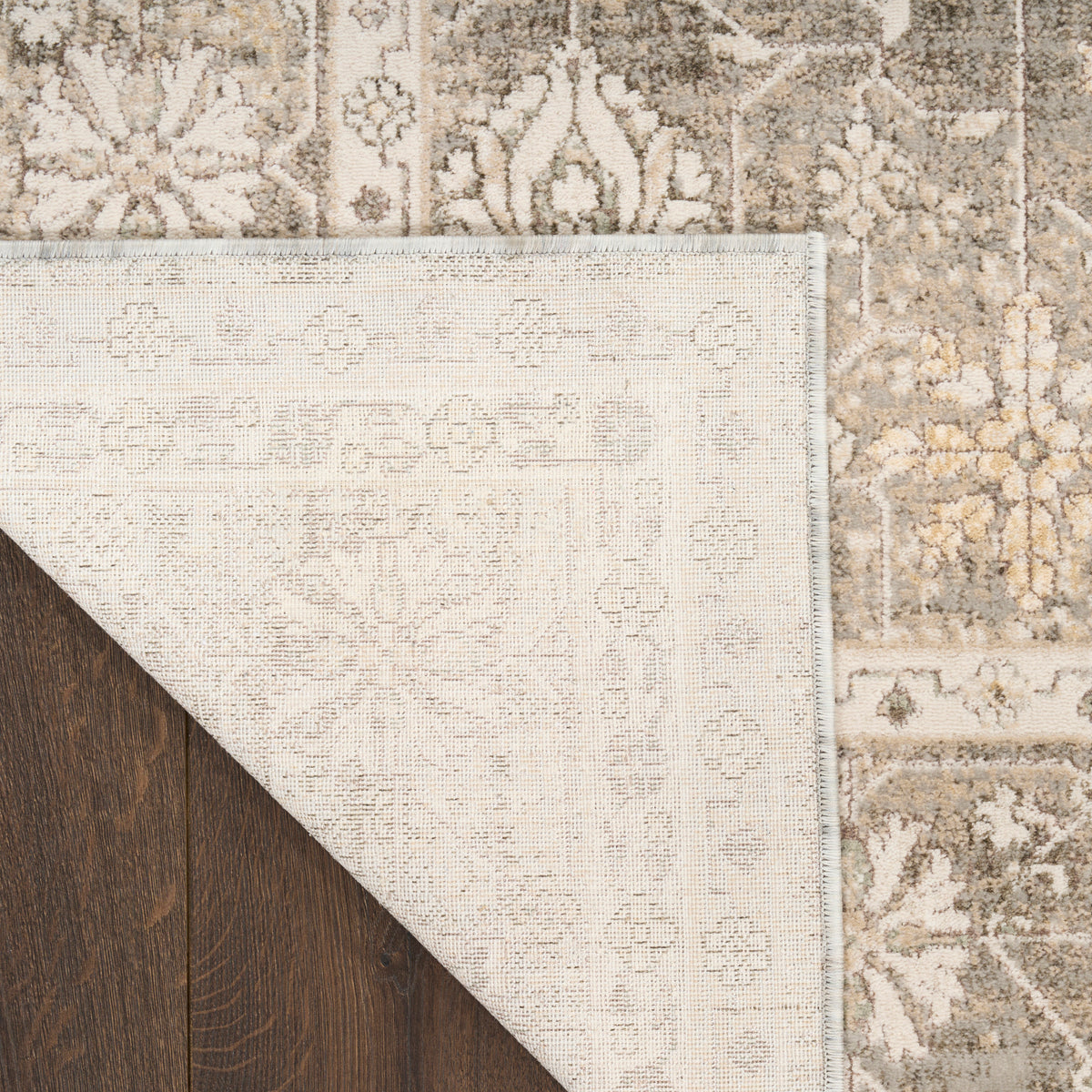 Soft Mist SMI05 Ivory Grey Rug