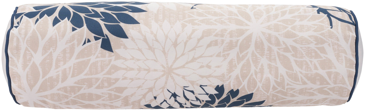 Aloha ALH05 Ivory/Navy 6" x 20" Throw Pillows
