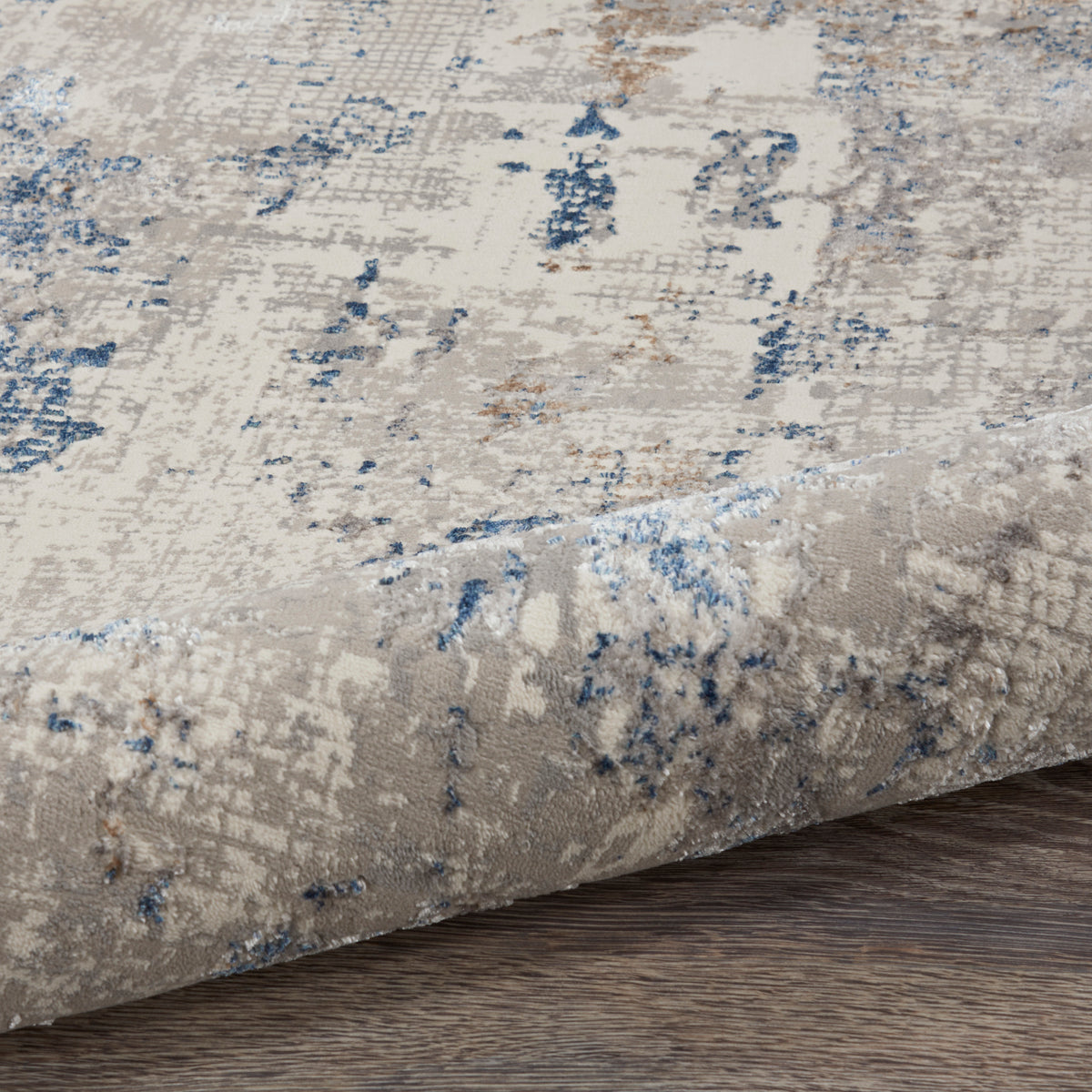 Royal Terrace KI42 White Blue Rug