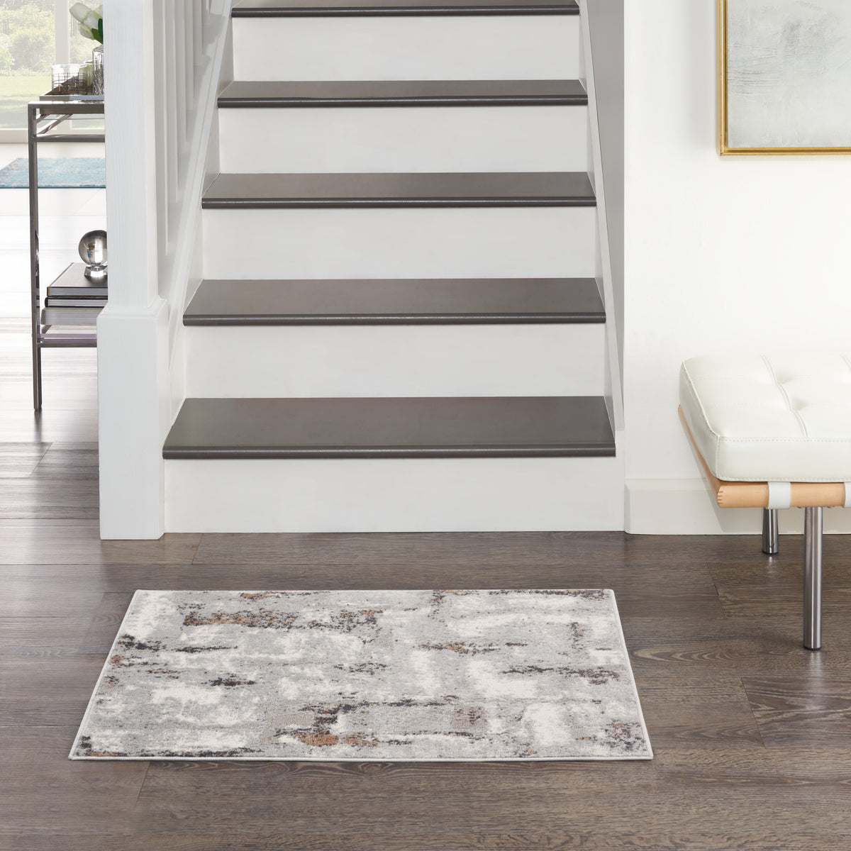 Elation ETN06 Grey Ivory Rug