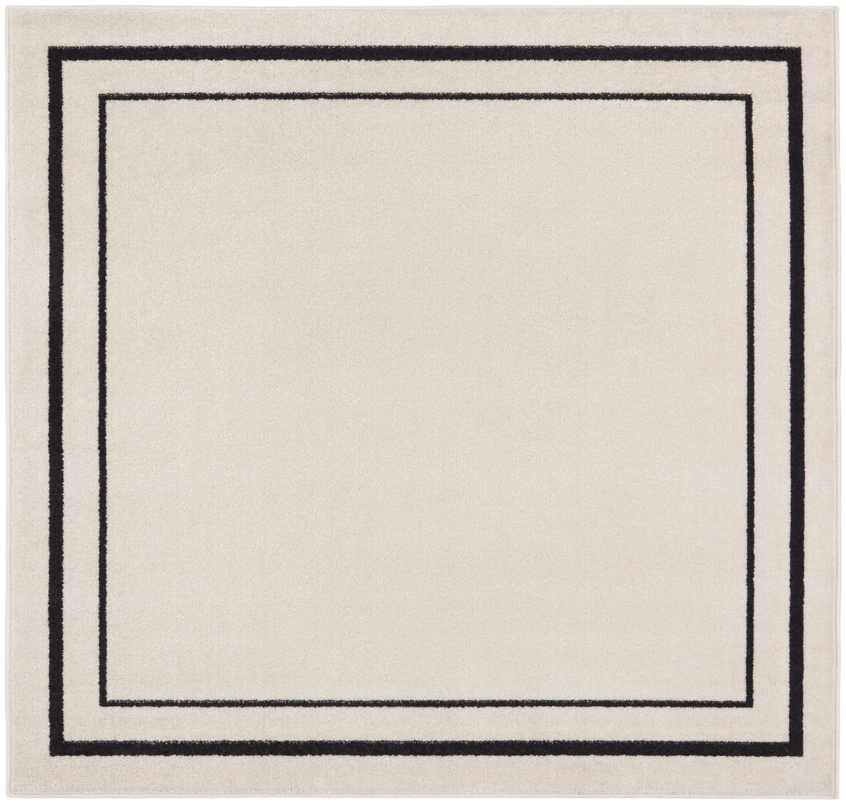 Nourison Essentials NRE02 Ivory Black Rug