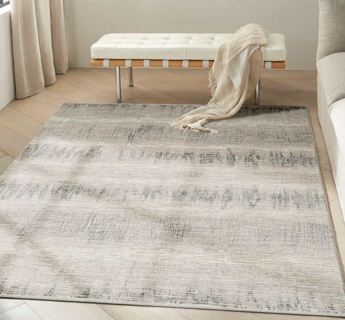 CK079 Notes NOT06 Ivory Charcoal Rug