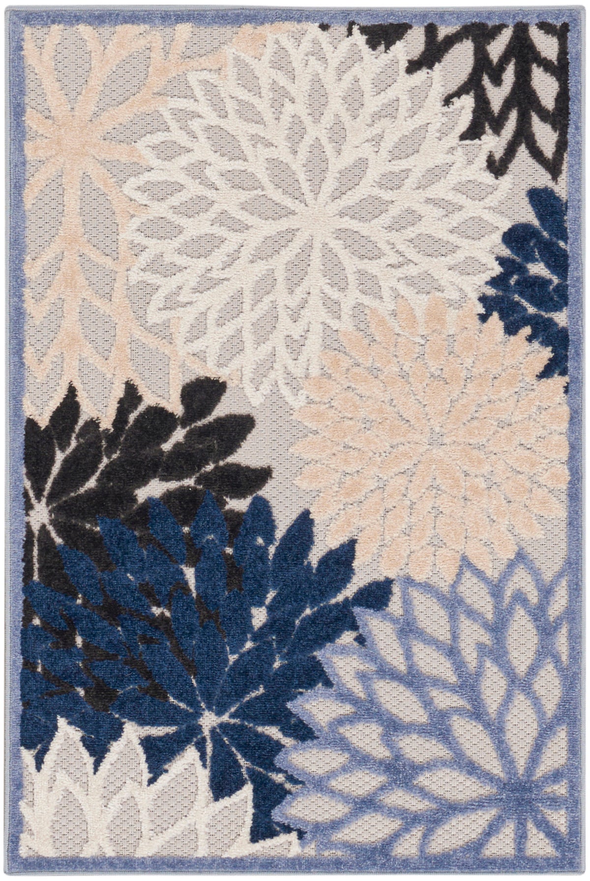 Aloha ALH05 Blue Multicolor Rug