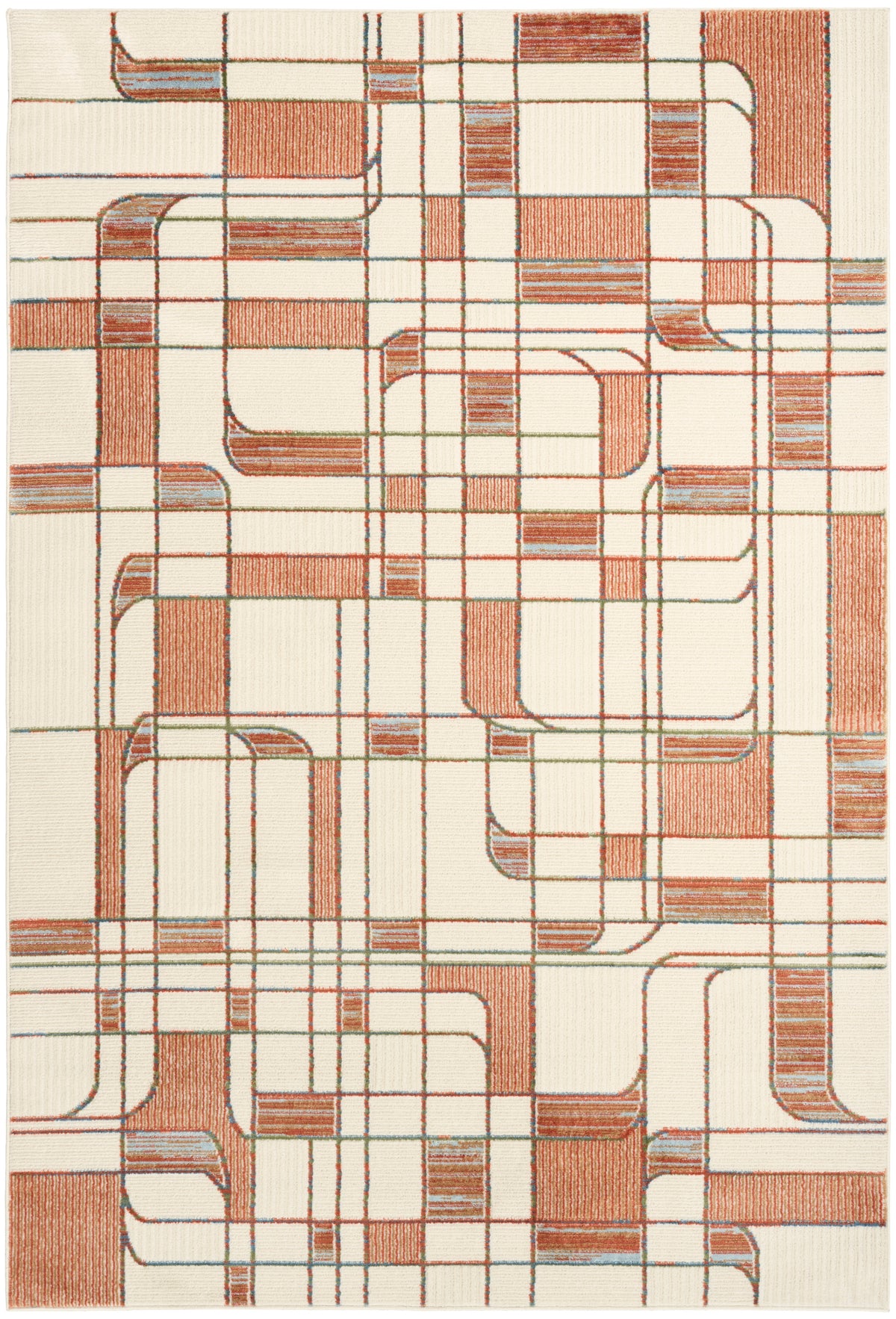 Nordic NRC17 Ivory Rust Rug