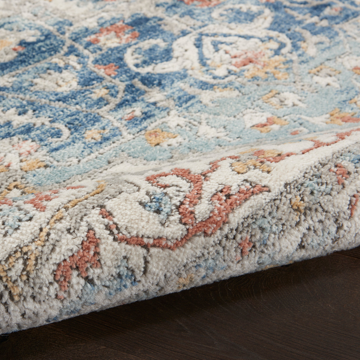 Quarry QUA11 Ivory Blue Rug