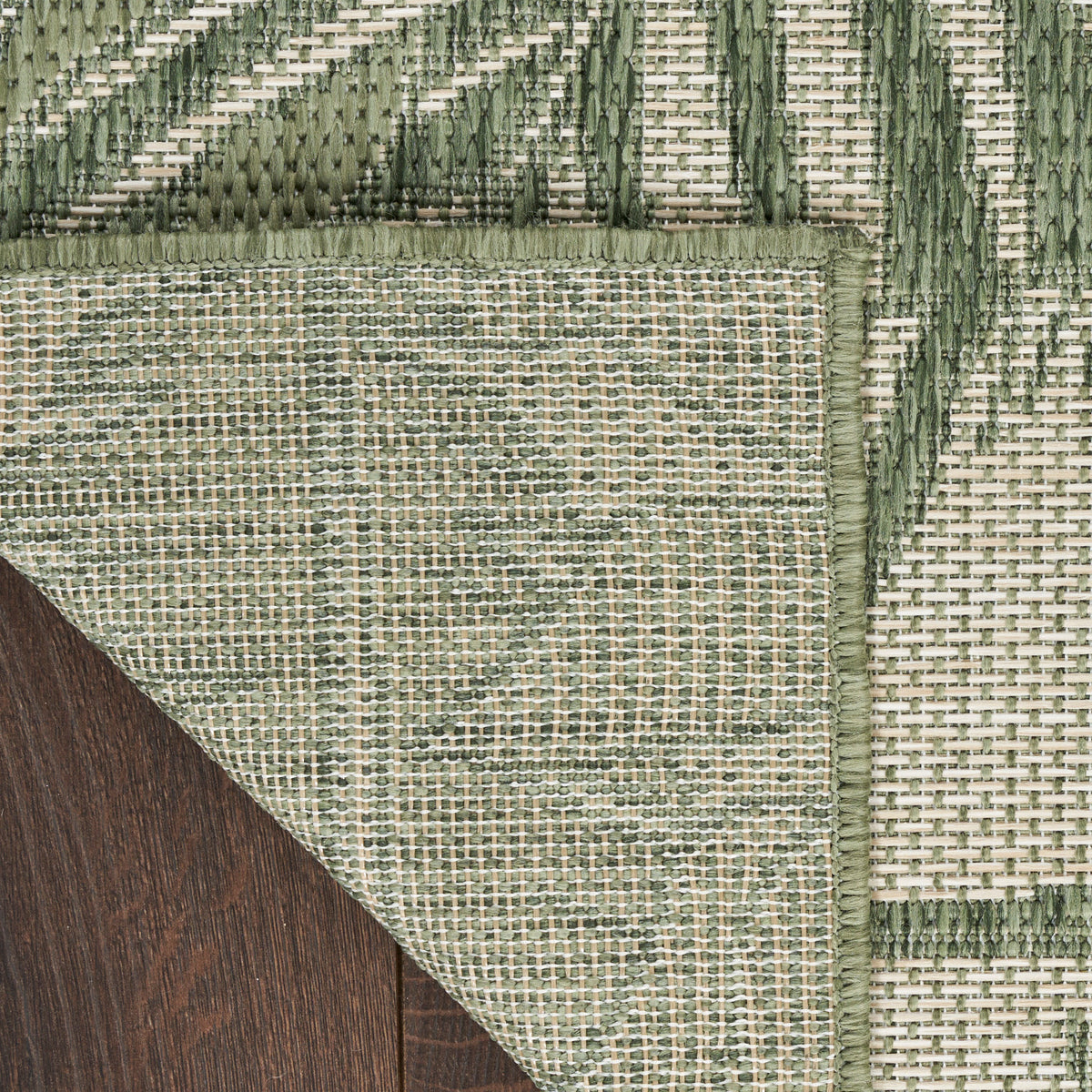 Garden Oasis GOA02 Green Ivory Rug