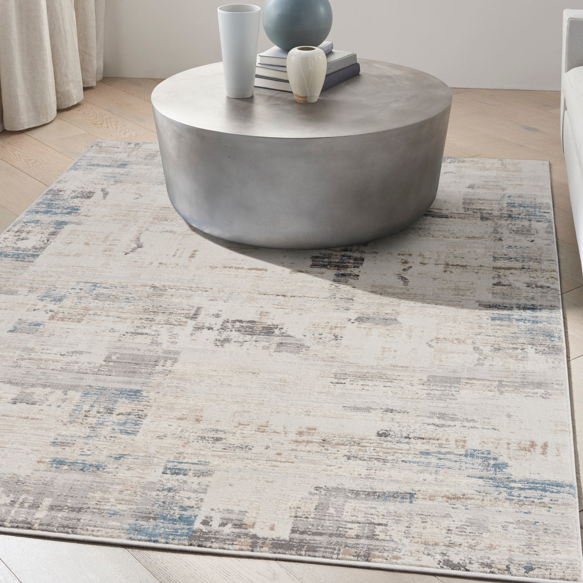 CK022 Infinity IFN06 Ivory Grey Blue Rug