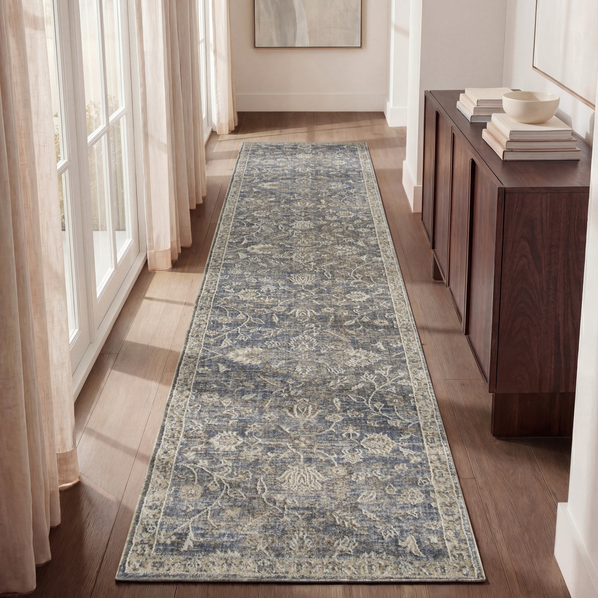 Retreat RET01 Blue Rug