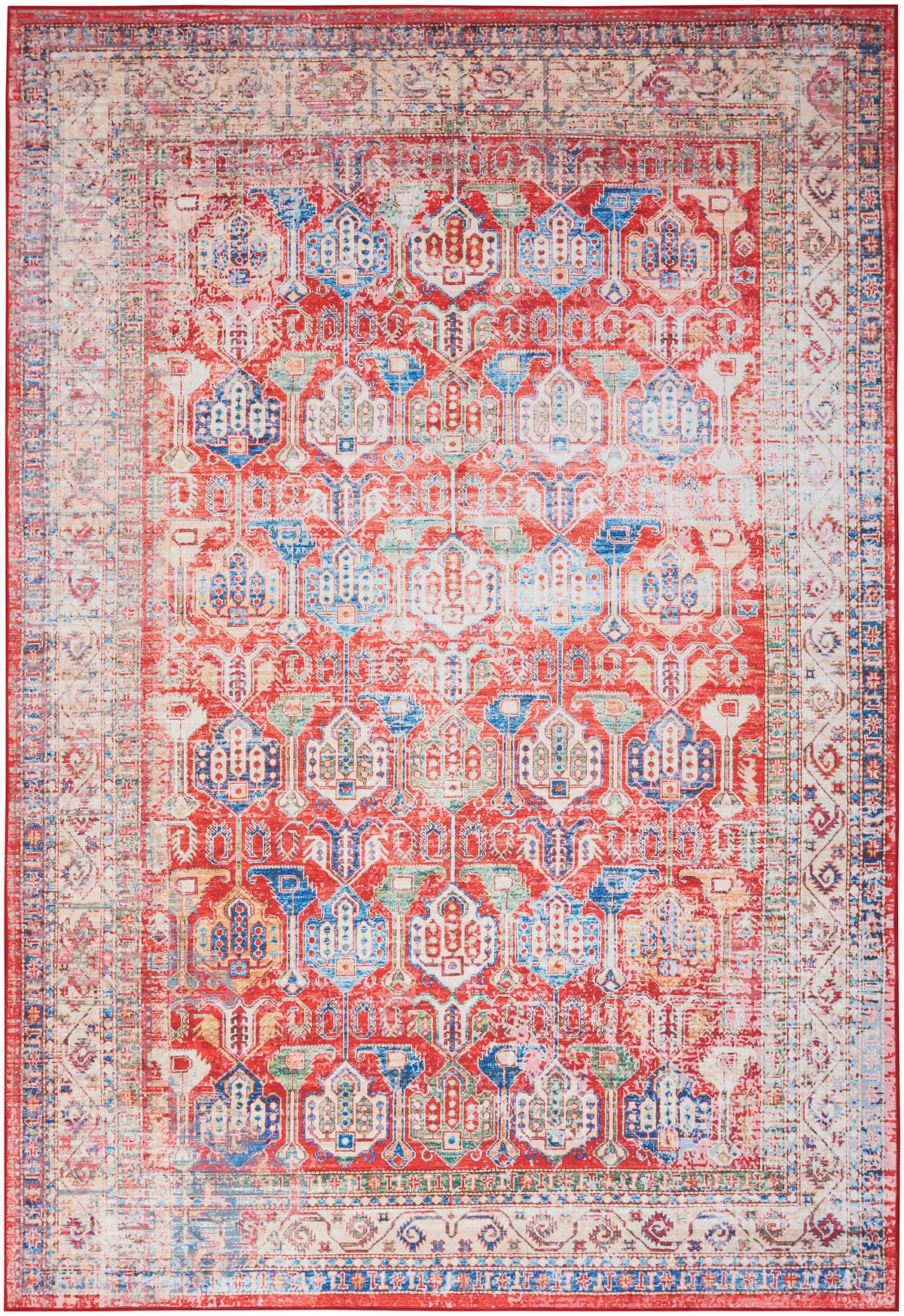 Fulton FUL09 Red Rug