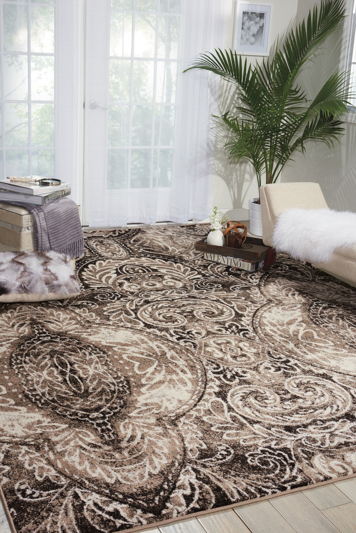 Glistening Nights MA501 Light Grey Rug