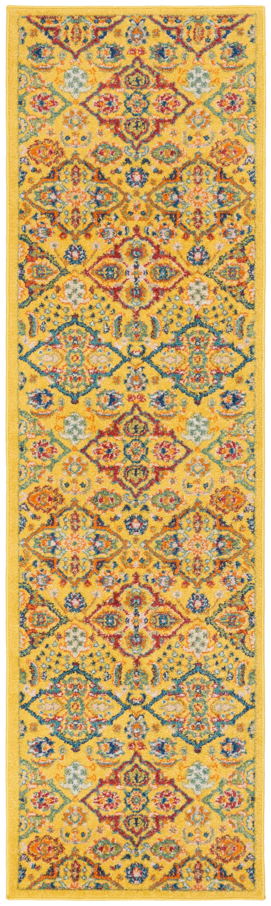 Allur ALR03 Yellow Multicolor Rug