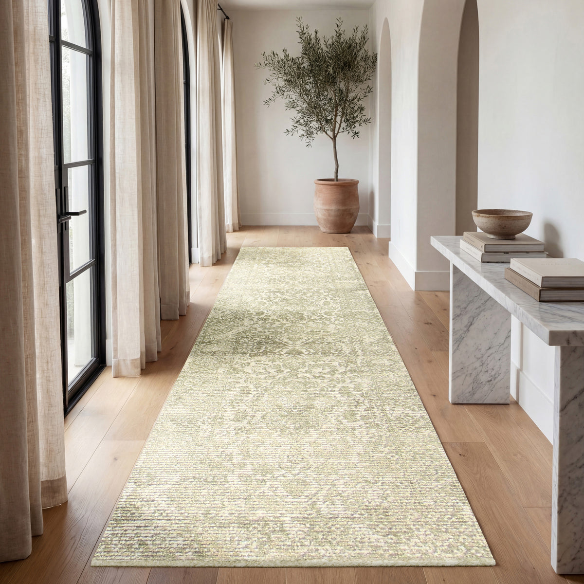 Azalea AZA01 Ivory Sage Rug