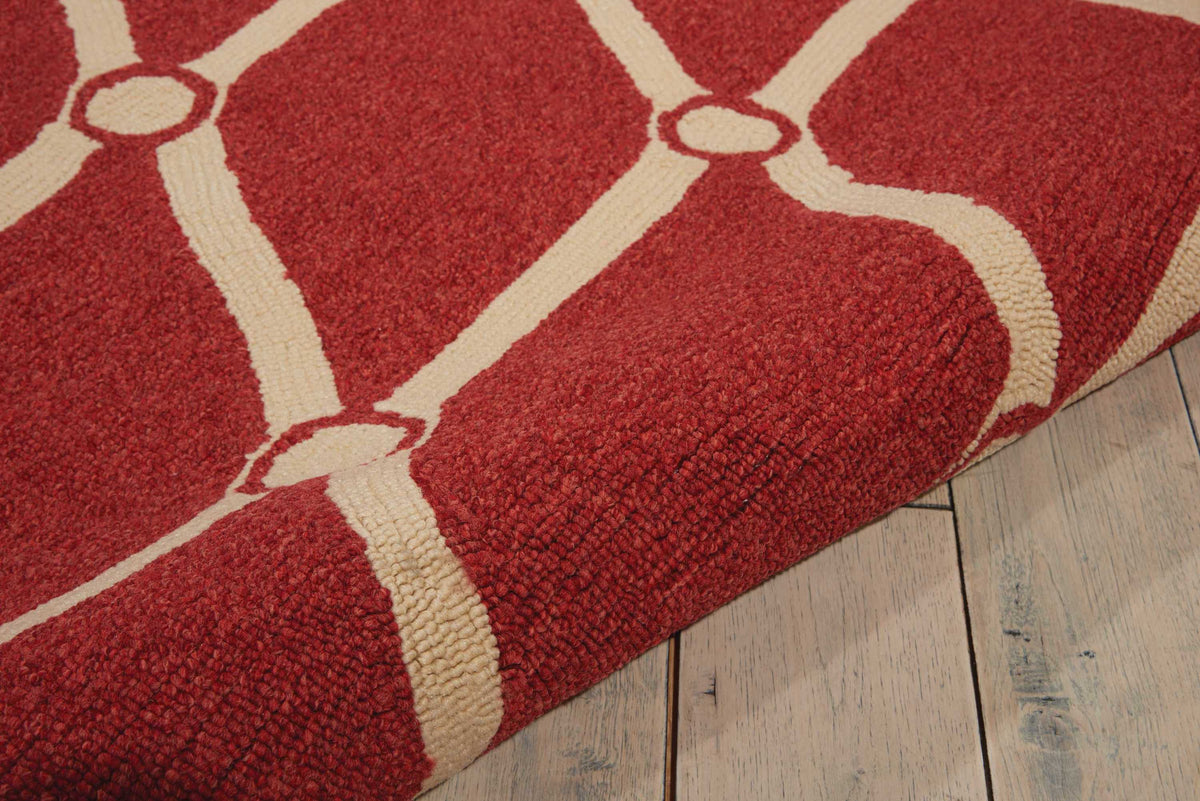 Portico POR02 Red Rug