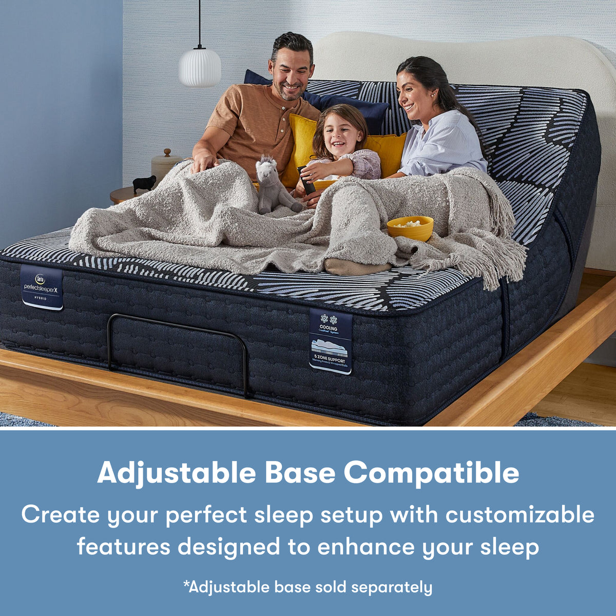 Perfect Sleeper X Kendall 13" Hybrid Medium Mattress