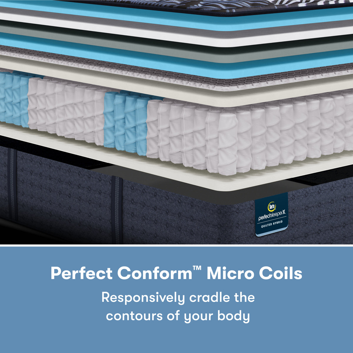 Perfect Sleeper X Max 14.25" Hybrid Medium Mattress