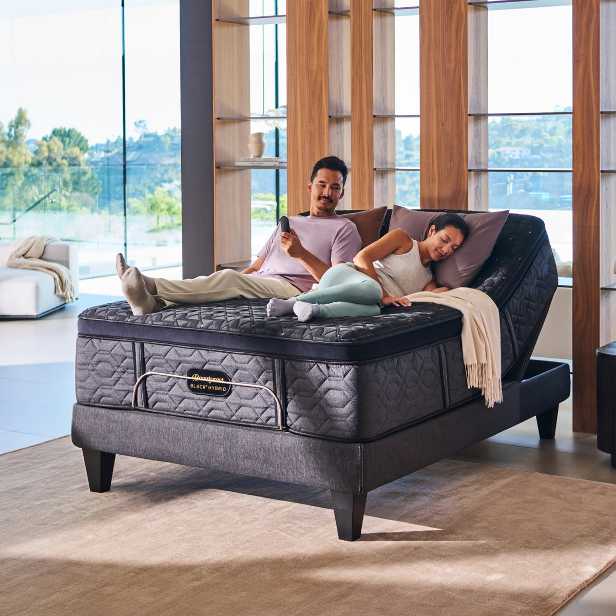 Beautyrest Black® Series Four  16" Hybrid Firm Apex Top Mattress