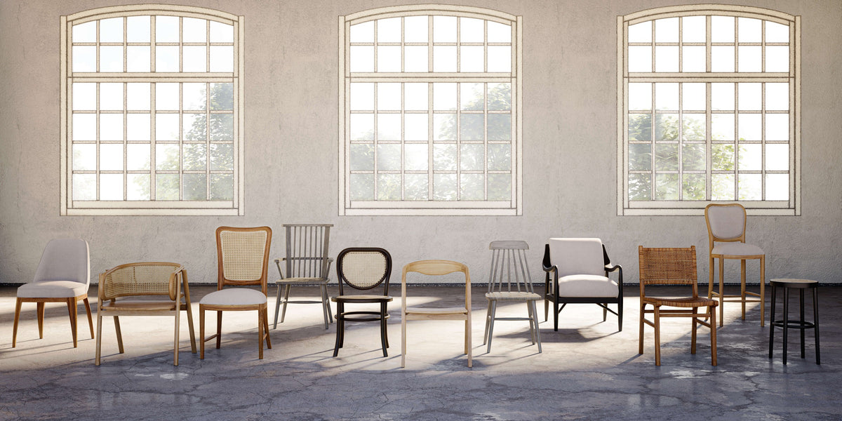 Laurna Teak Dining Chair in Teak White Wash w/ Seat in Camelot Performance Fabric & White Wash Rattan Back