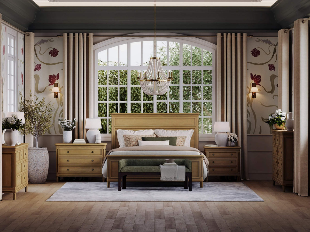 Hayward Bed King in Fruitwood