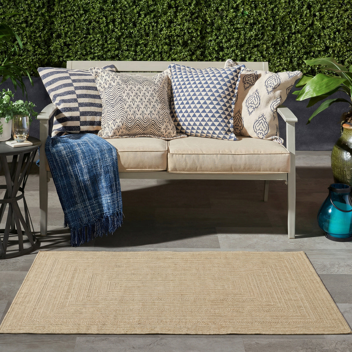 Tulum TLM04 Taupe Grey Rug