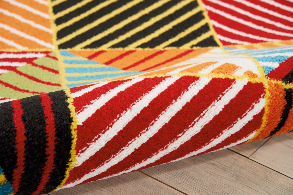 Oakdale OKD02 Black Multicolor Rug