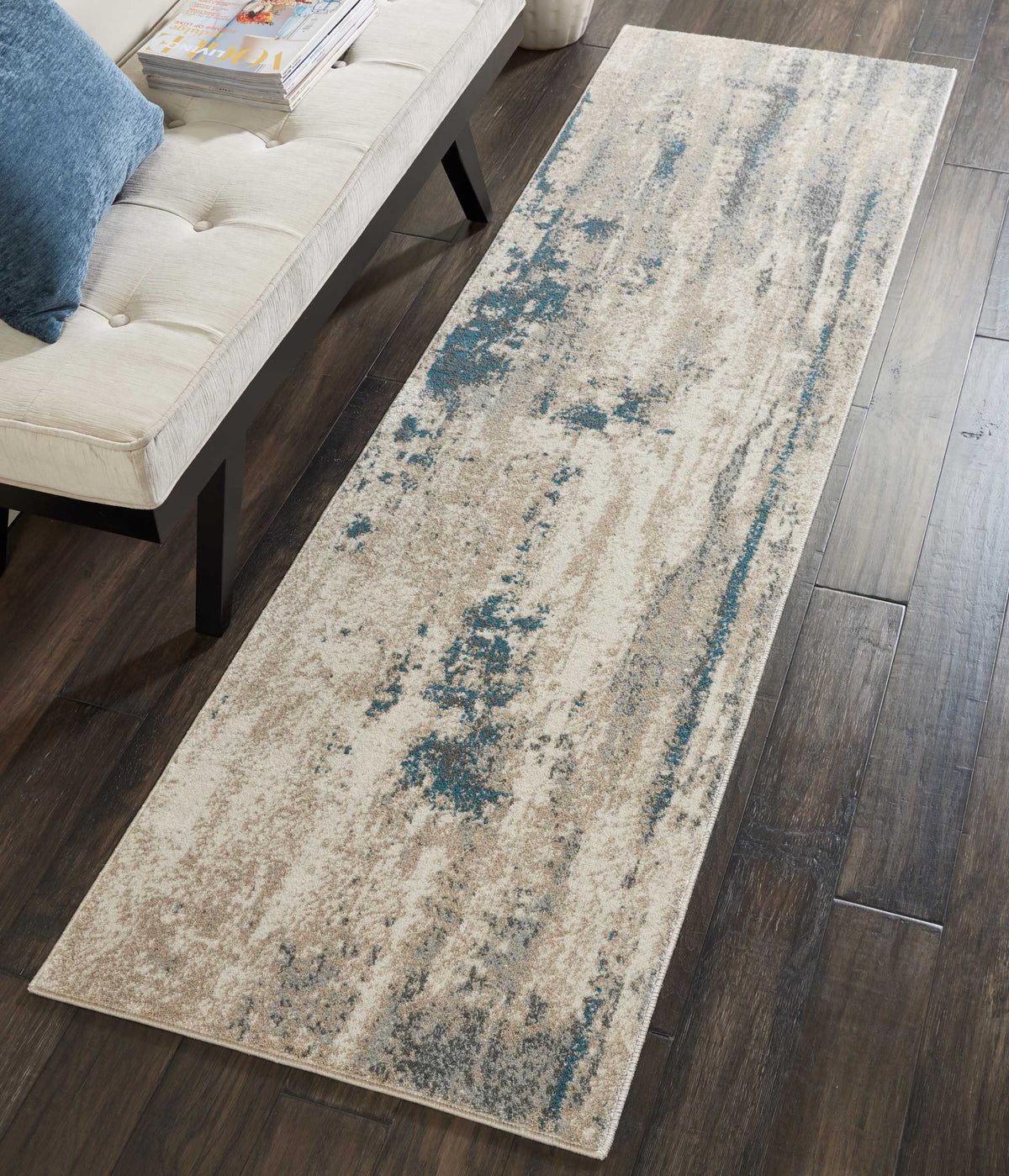 Maxell MAE17 Ivory Teal Rug