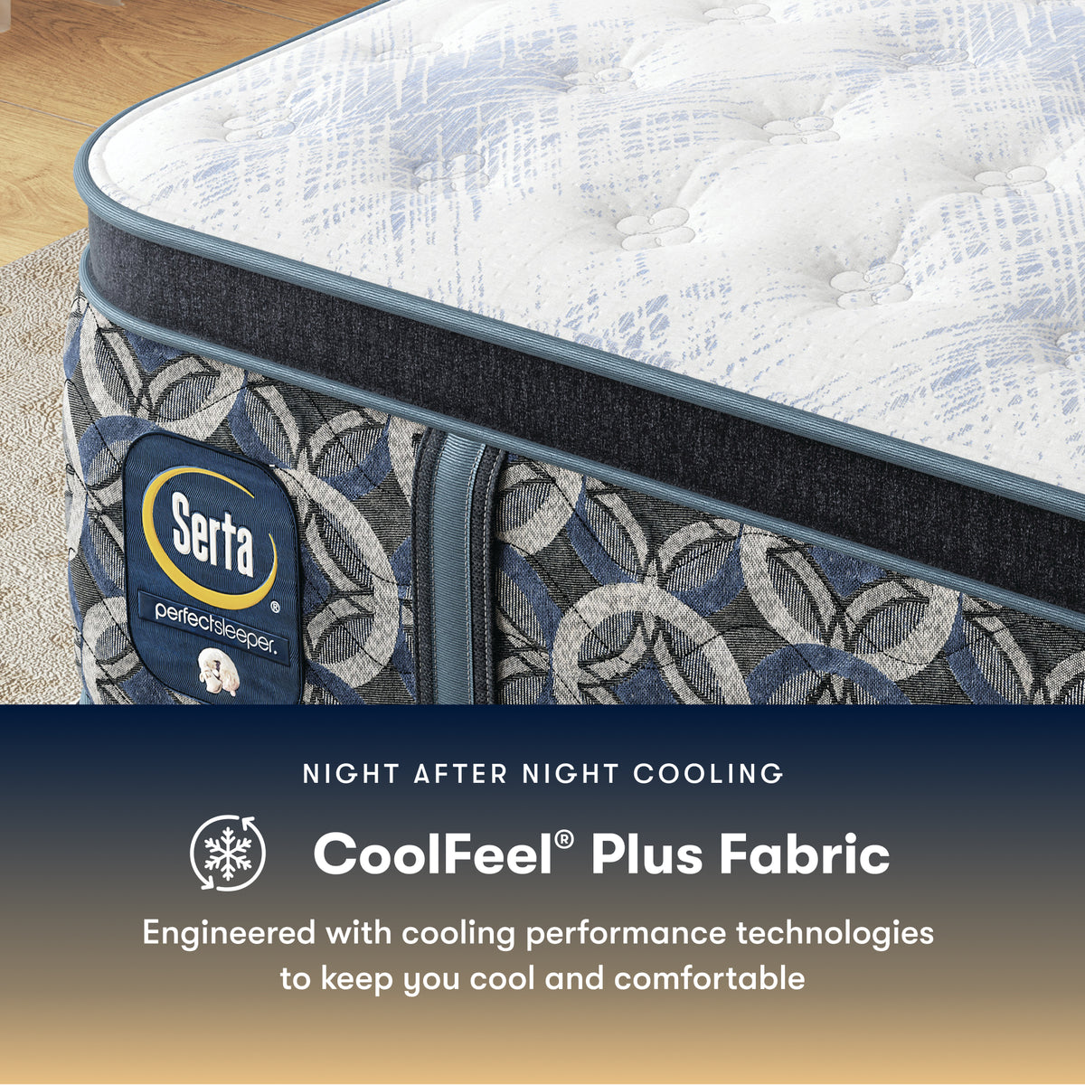Perfect Sleeper Aurora Court 14.5" Firm Pillow Top Mattress