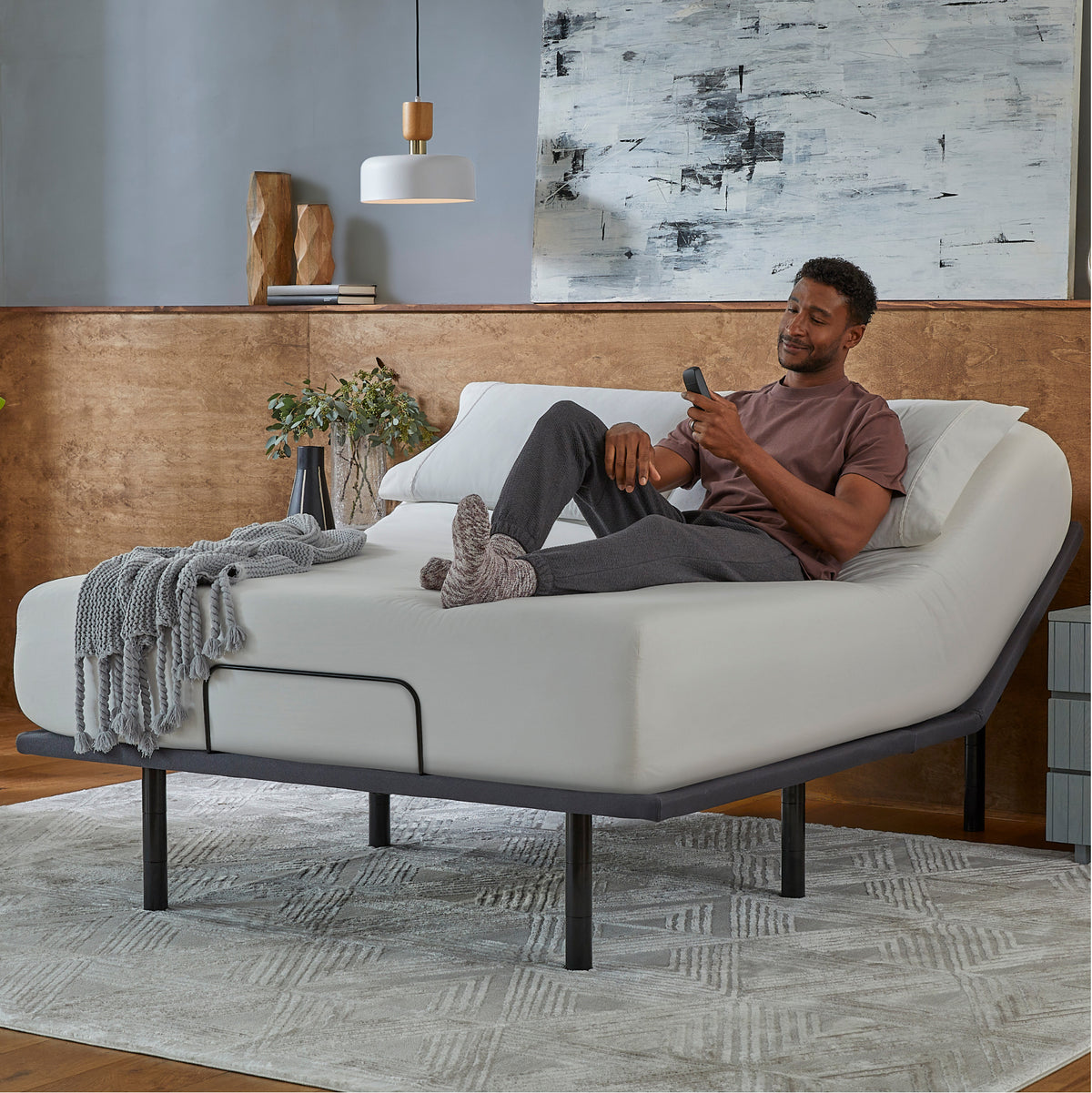 Beautyrest baselogic Silver Adjustable Base