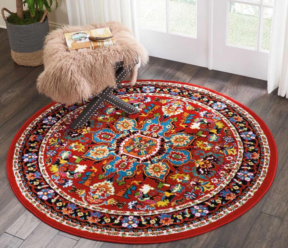Oakdale OKD06 Red Rug