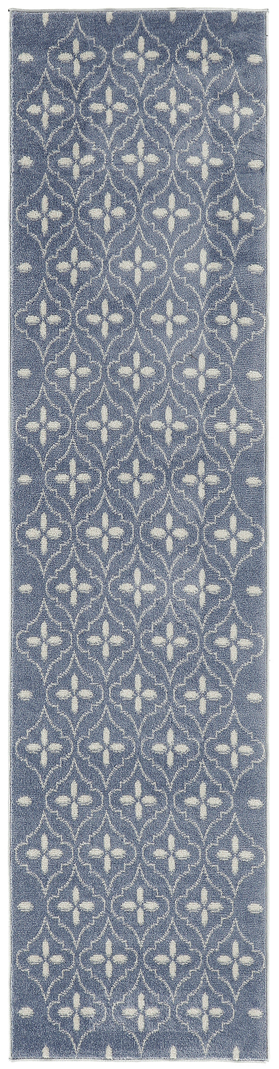 Nourison Essentials NRE04 Blue Ivory Rug